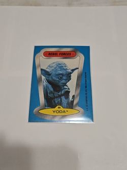 Vintage Star Wars Yoda Rebel Forces Trading Card #66
