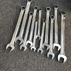 Snap On 11 Piece Wrench Set 