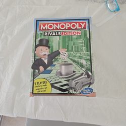 Monopoly Rival Edition  NEW