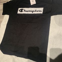 Men’s Champion T-shirt. Black. Medium 