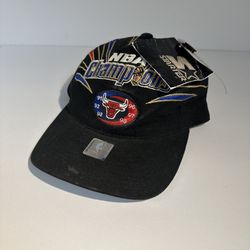 Vintage 1998 Chicago Bulls Locker Room Championship Hat