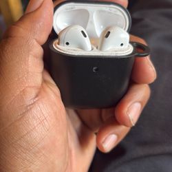 from apple airpods.  used but in good condition