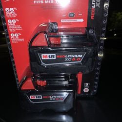 Milwaukee Dual Pack Batteries 
