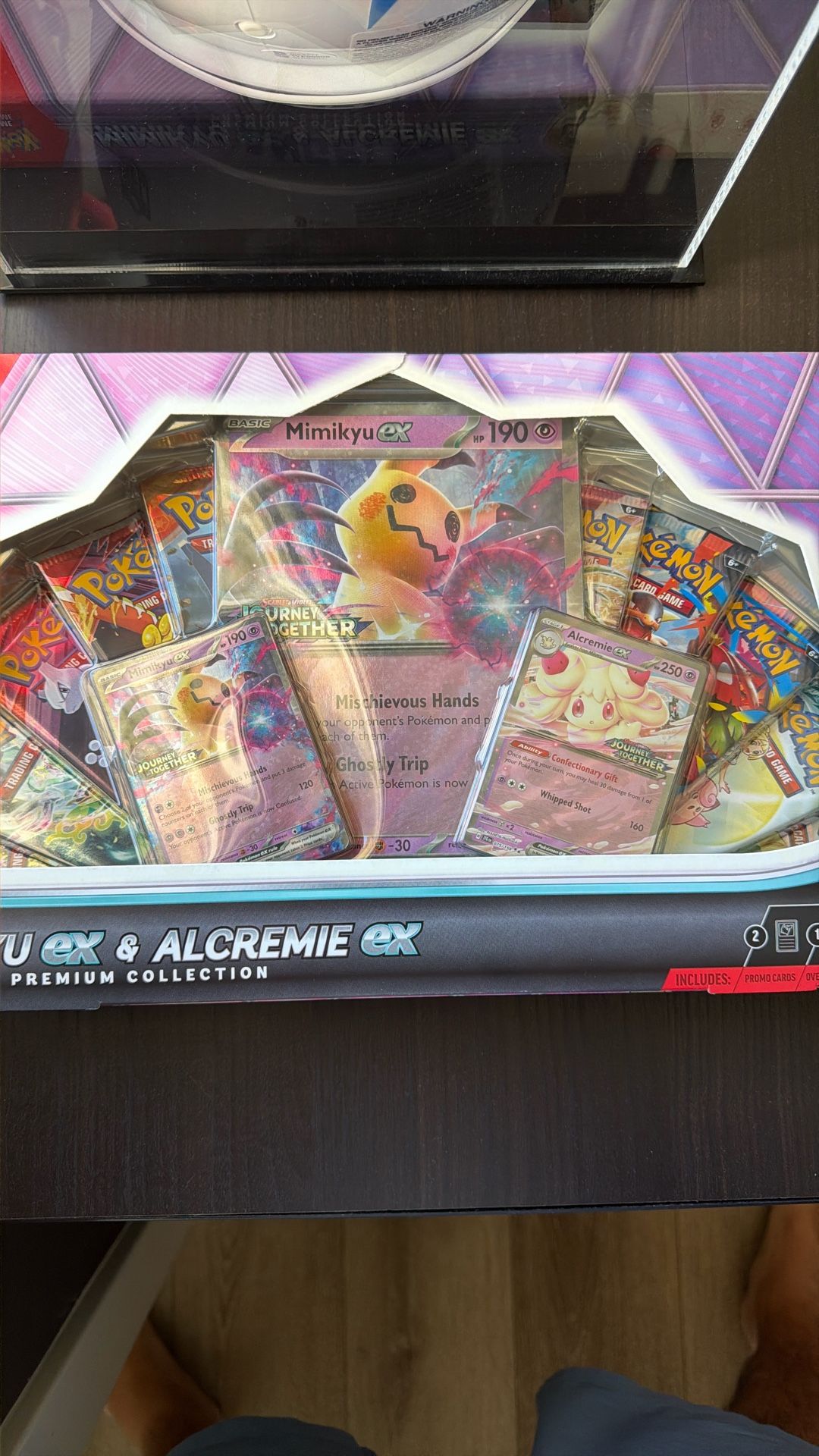 Pokemon Mimikyu Ex and Alcremie Ex Premium Collection