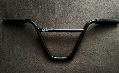 Odyssey Bmx super highway handlebar 9.5Rx29W w/odyssey broc grips