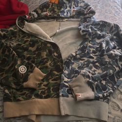 Bathing Ape 2 Sided Hoodie