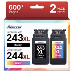 PG-243XL / CL-244XL Ink Value Pack Replacement