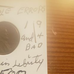 1945 No Mint Mark Multiple Errors 14an9