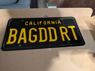 Custom license plates for scatpack