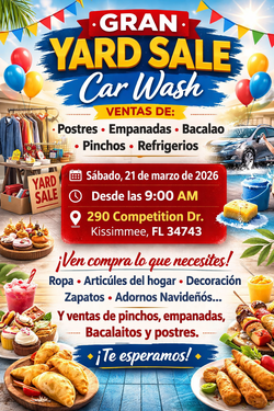 Garage sale 290 Competition Dr. Kissimmee Fl.34743
