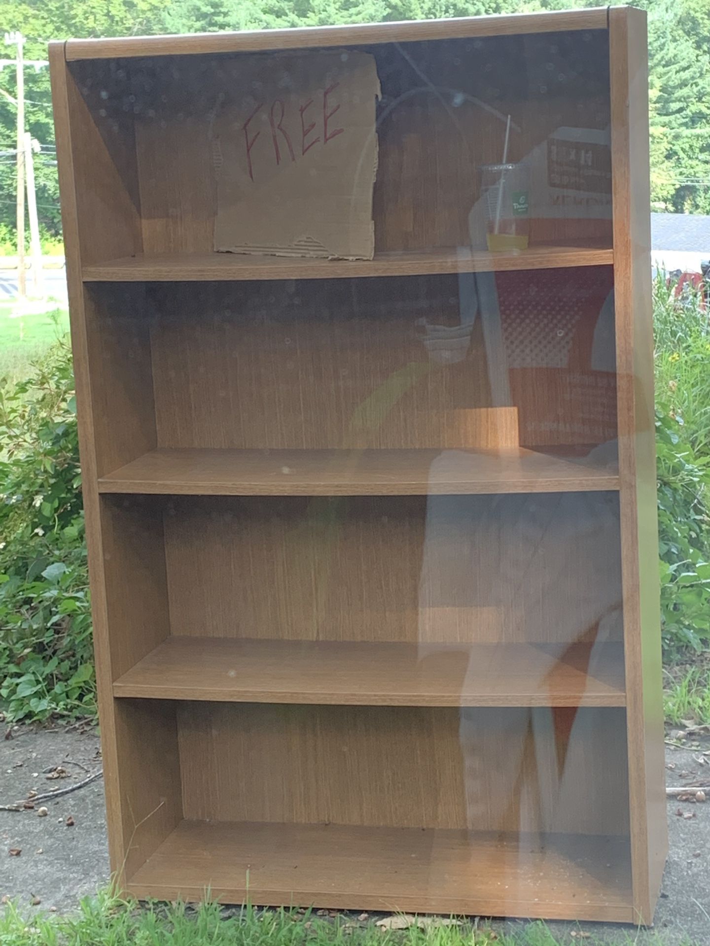 Curb Alert-Free Bookcase