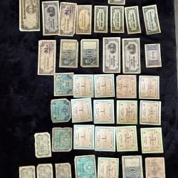 Foreign World War II era Currency