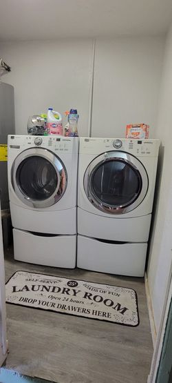 Maytag Front-Load Washer and Electric Dryer Set