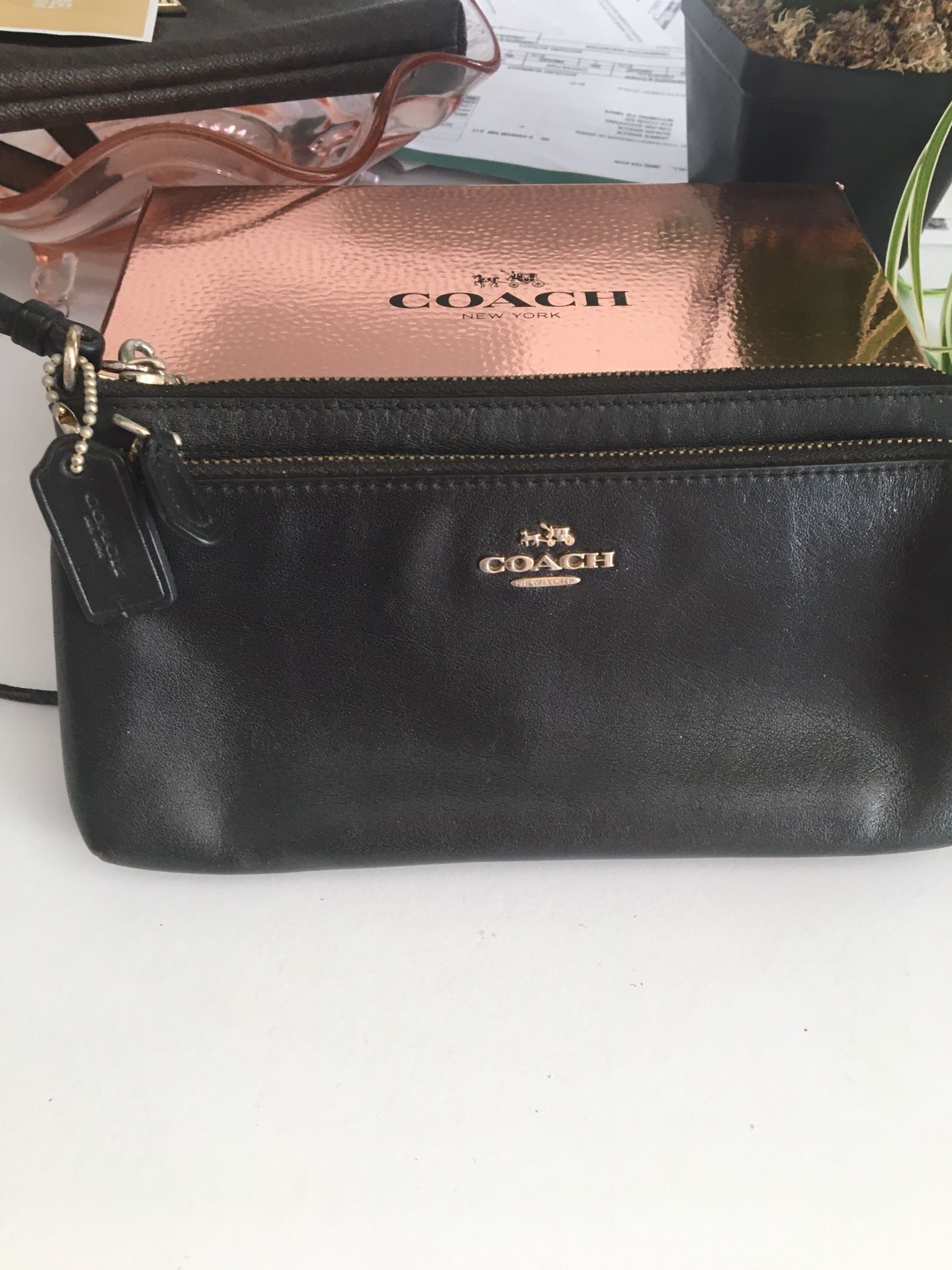 Coach wristlet w/ box
