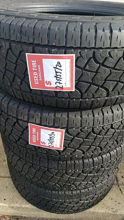 Four matching pirrelli tires for sale 275/55/20