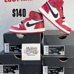DS NEW TD Jordan 1 LOST AND FOUND