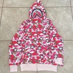 Rare Bape X Hello Kitty Collaboration Hoodie 