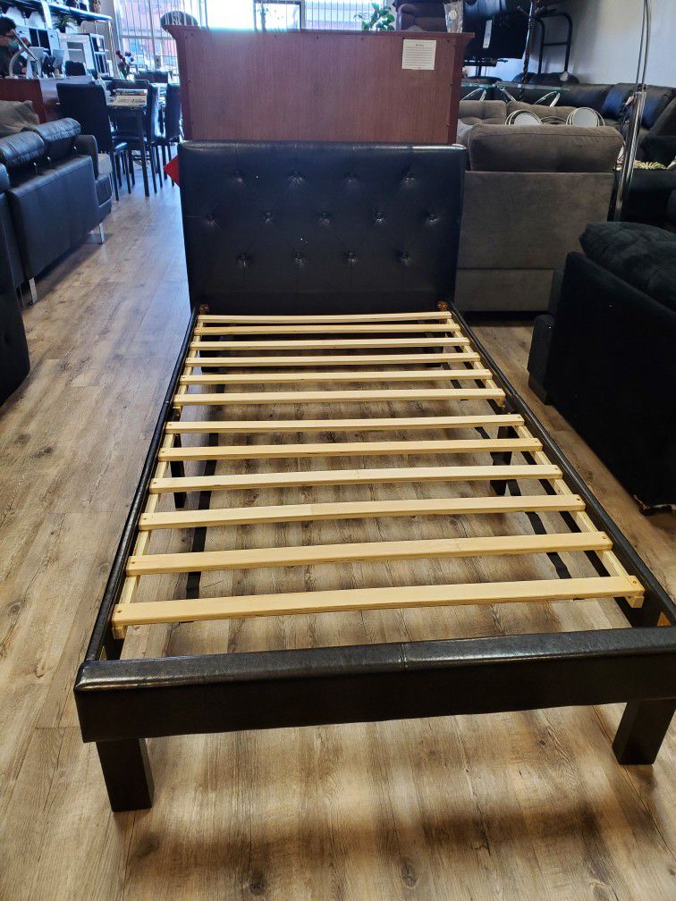 Twin Bed Frame, $298 With Mattresses  .. Same Day Delivery 🚛‼️