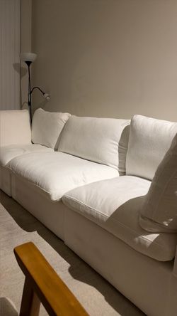 White Juno sofa