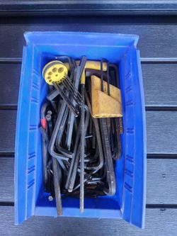 Allen Keys, Various Sizes, SAE And Metric Sizes