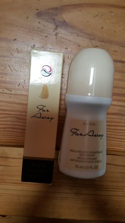 Far away pocket size Avon perfume deodorant