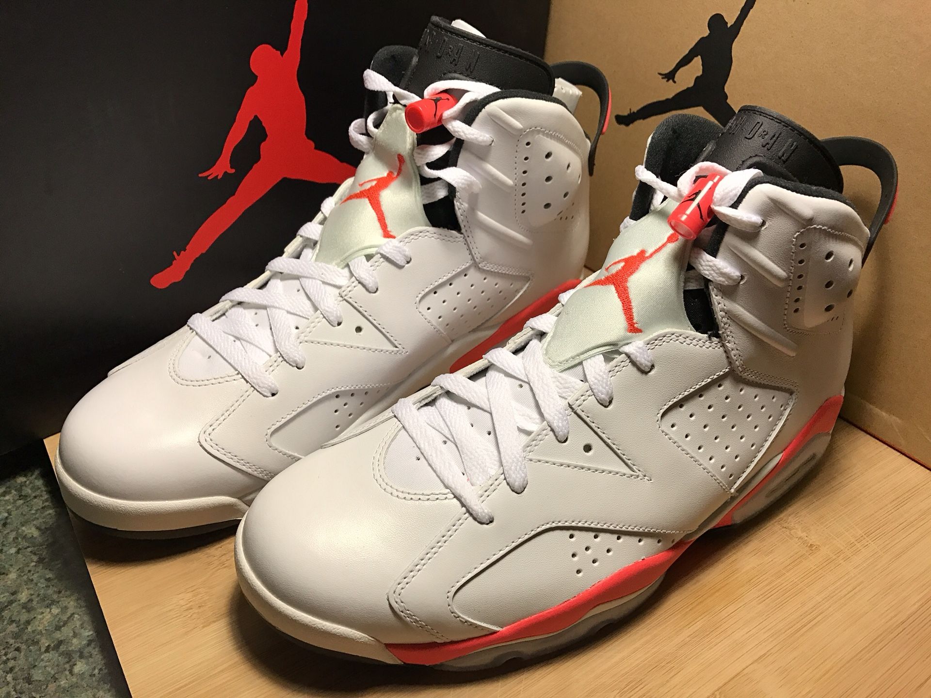 *Jordan Retro 6 WHITE INFRARED* New sz11