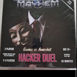 Frolic Board Game - Malware Mayhem - Hacker Duel Genius vs. Anarchist

New (sealed) package damage on the back side