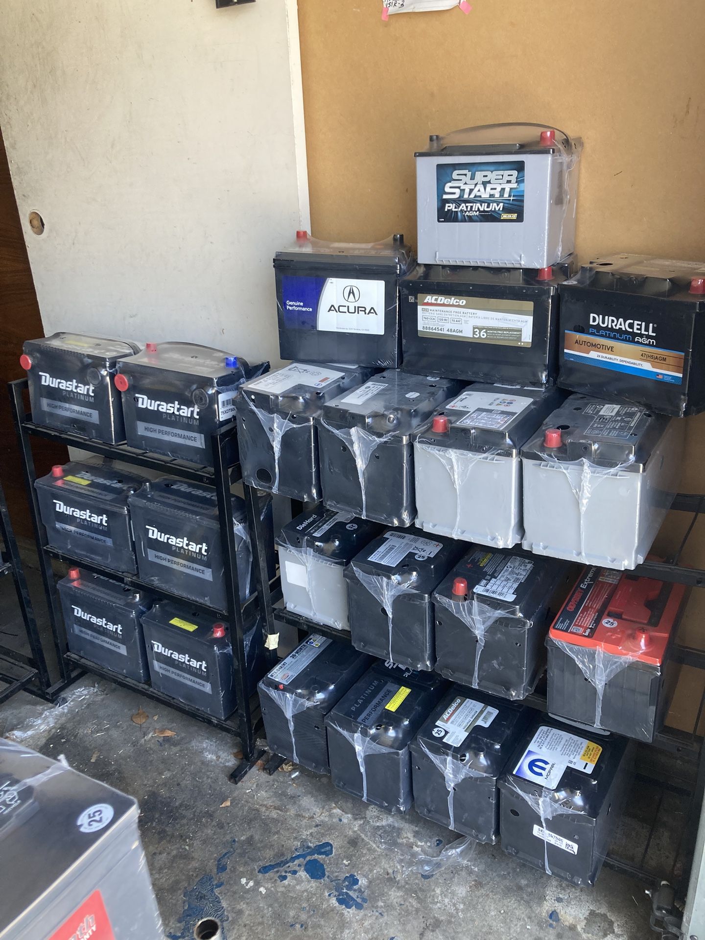 Car batteries