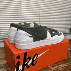 Size 10.5 - sacai x Nike Blazer Low Iron Grey
