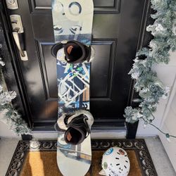 Snowboard (youth) With Boots/Binding And Helmet