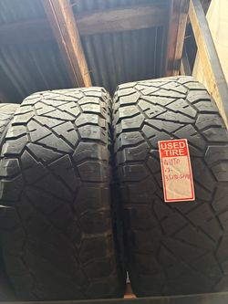 35x12.50R18 Nitto RidgeGrappler (2) 120$ Installed and Balanced Located at 1305 Preston Ave Pasadena Tx 77503