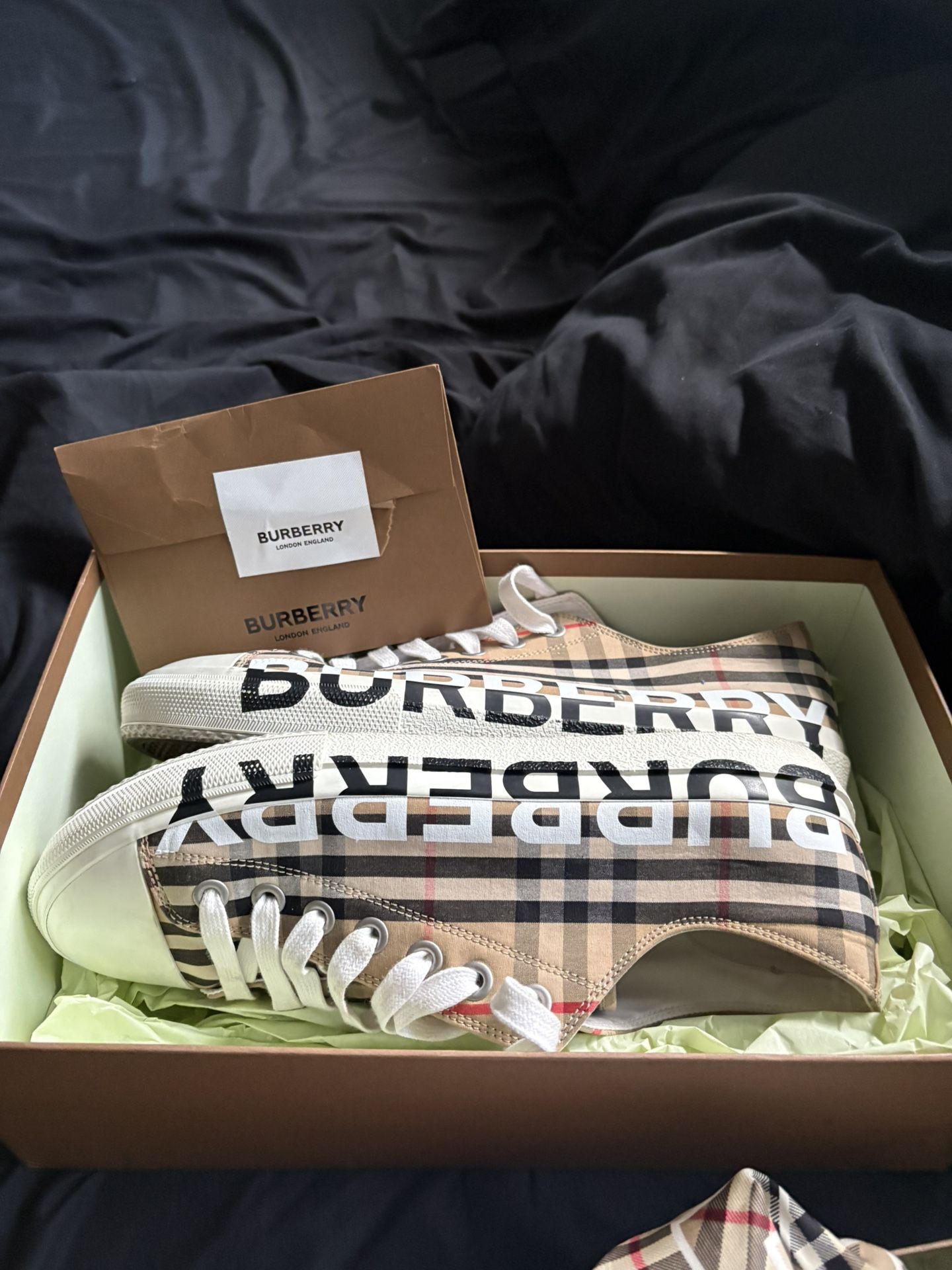 Burberry Shoes And Scarf