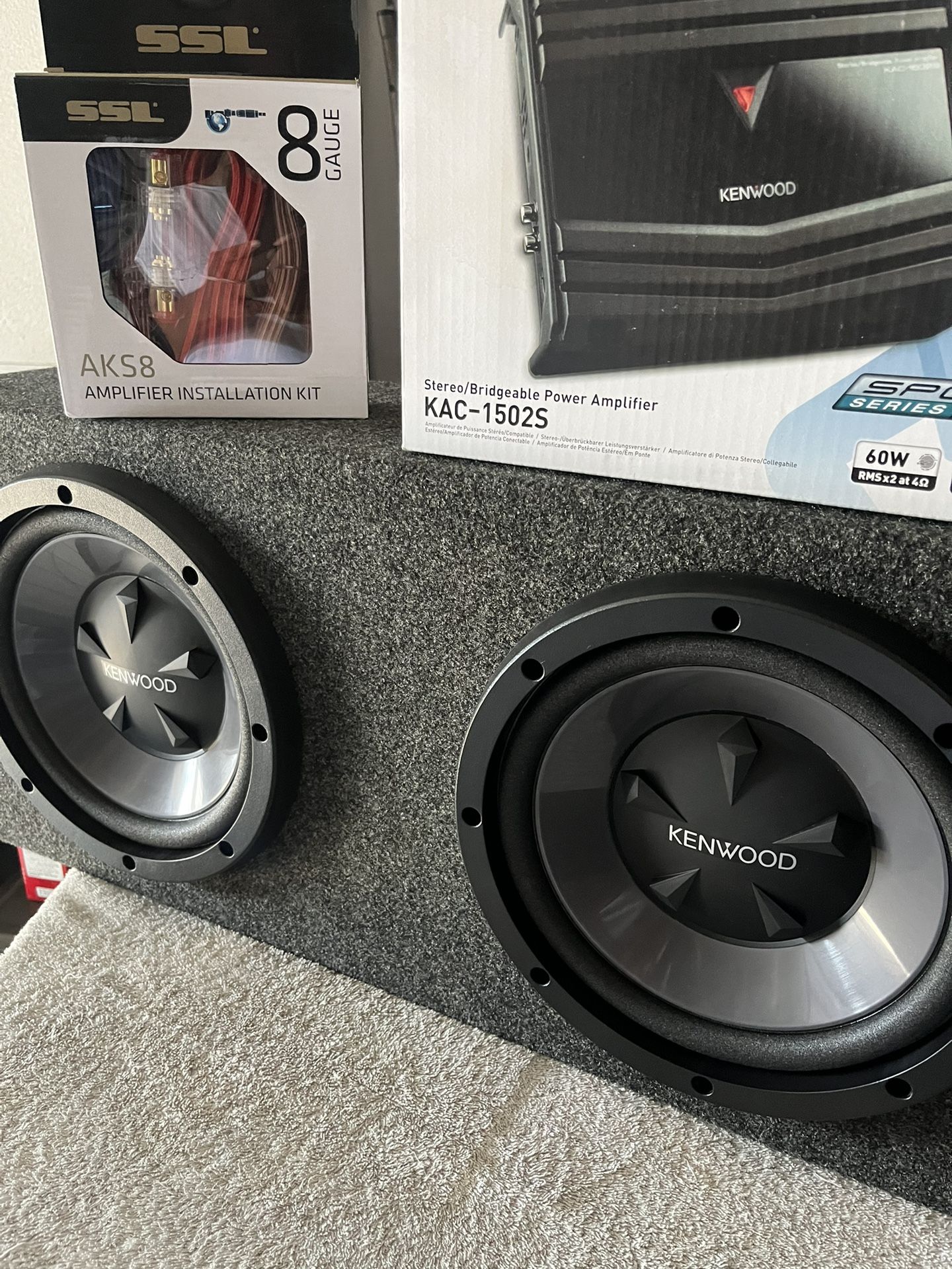 Kenwood 10” Dual Subwoofer 🔊 Package 