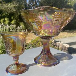 Vintage Indiana carnival glass