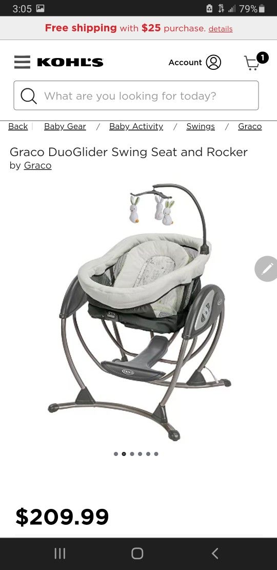 Graco Slider Baby Swing 