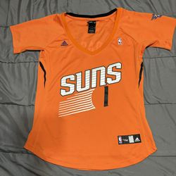 2014 Adidas Phoenix Suns Dragic Jersey shirt No 1 Orange woman’s