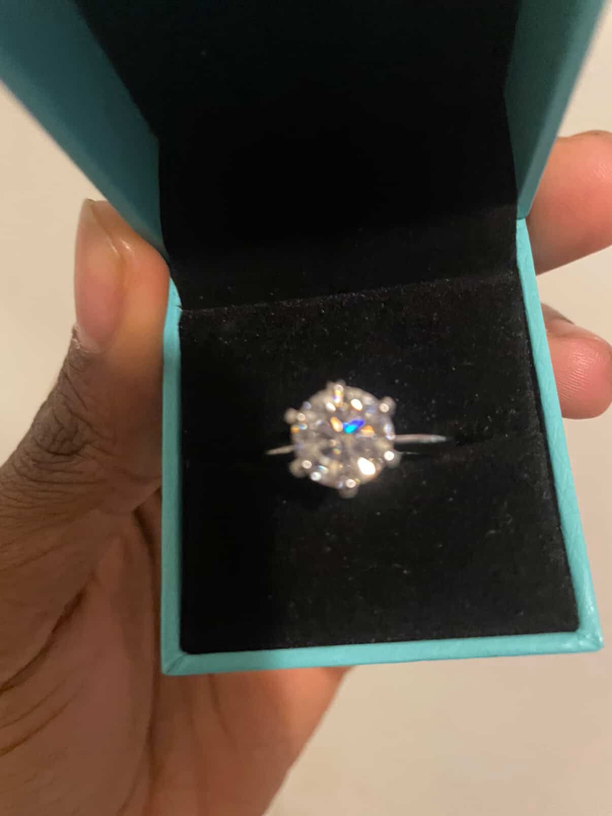 Bust Down Diamond Ring Fully VVS (Passes Tester)