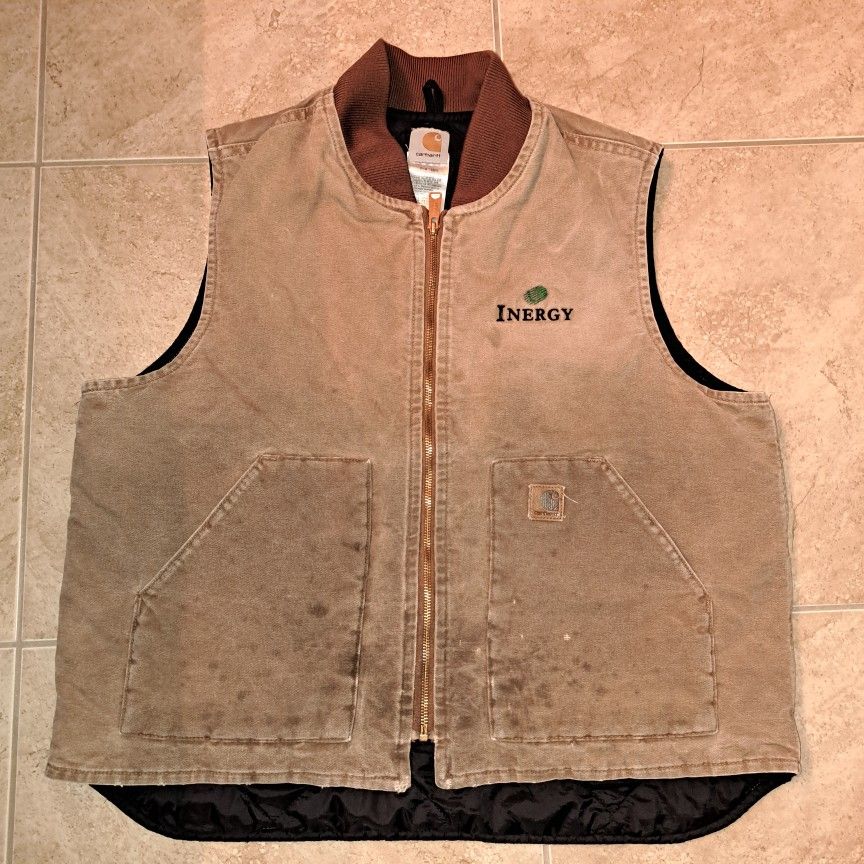 Carhartt Vest Xl Whit Stain