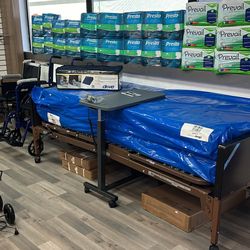 Semi Electric Hospital Bed With Mattress