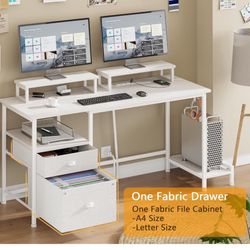 White Computer Desk