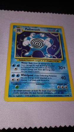Pokemon Poliwrath From Unlimited Set Price Is Each 2 Available