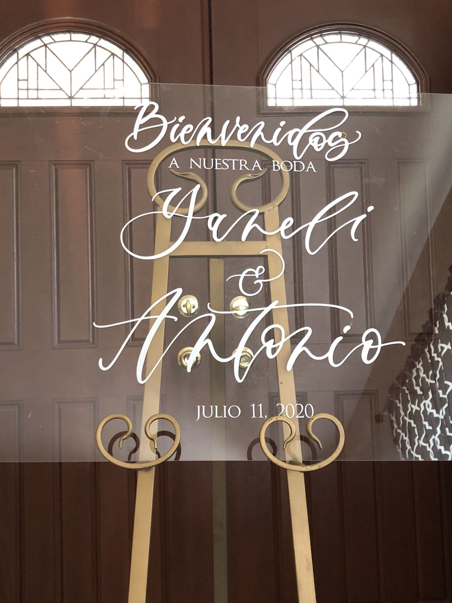 Calligraphy Wedding Sign - Bodas - Baby shower sign
