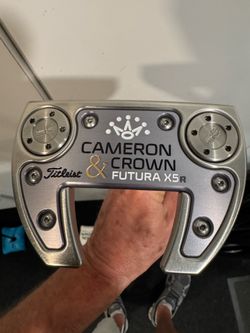 Like New Scotty Cameron Cameron & Crown Futura X5R golf putter
