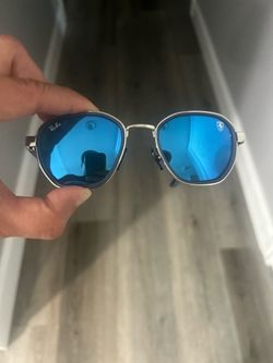 NEW RAY-BAN FERARRI BLUE FLASH SUNGLASSES