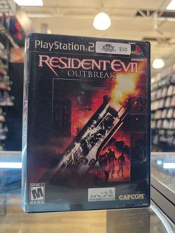 Capcom Resident Evil Outbreak PS2 2004 M Rated NTSC-U/C complete in box-Tested