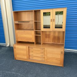 Mid Century Modern Danish Teak Shelving Unit By Domino Mobler