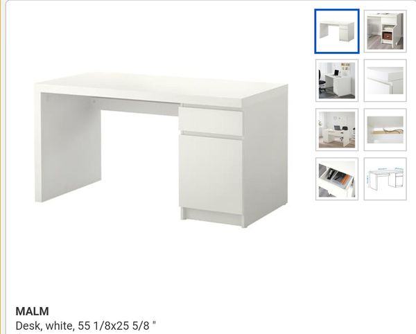 Ikea Malm Desk White For Sale In Washington Dc Offerup