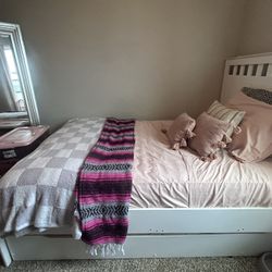 Bed frame With Twin Trundle Bed