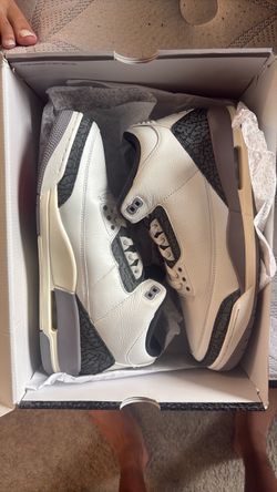 Air Jordan 3 White Cement Sneakers