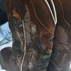 Justin Womens Camo Boots 8 1/2 B